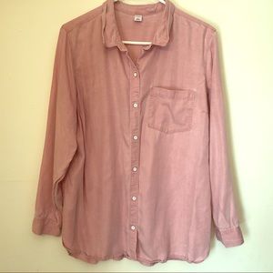Old Navy Tunic Length Button Up